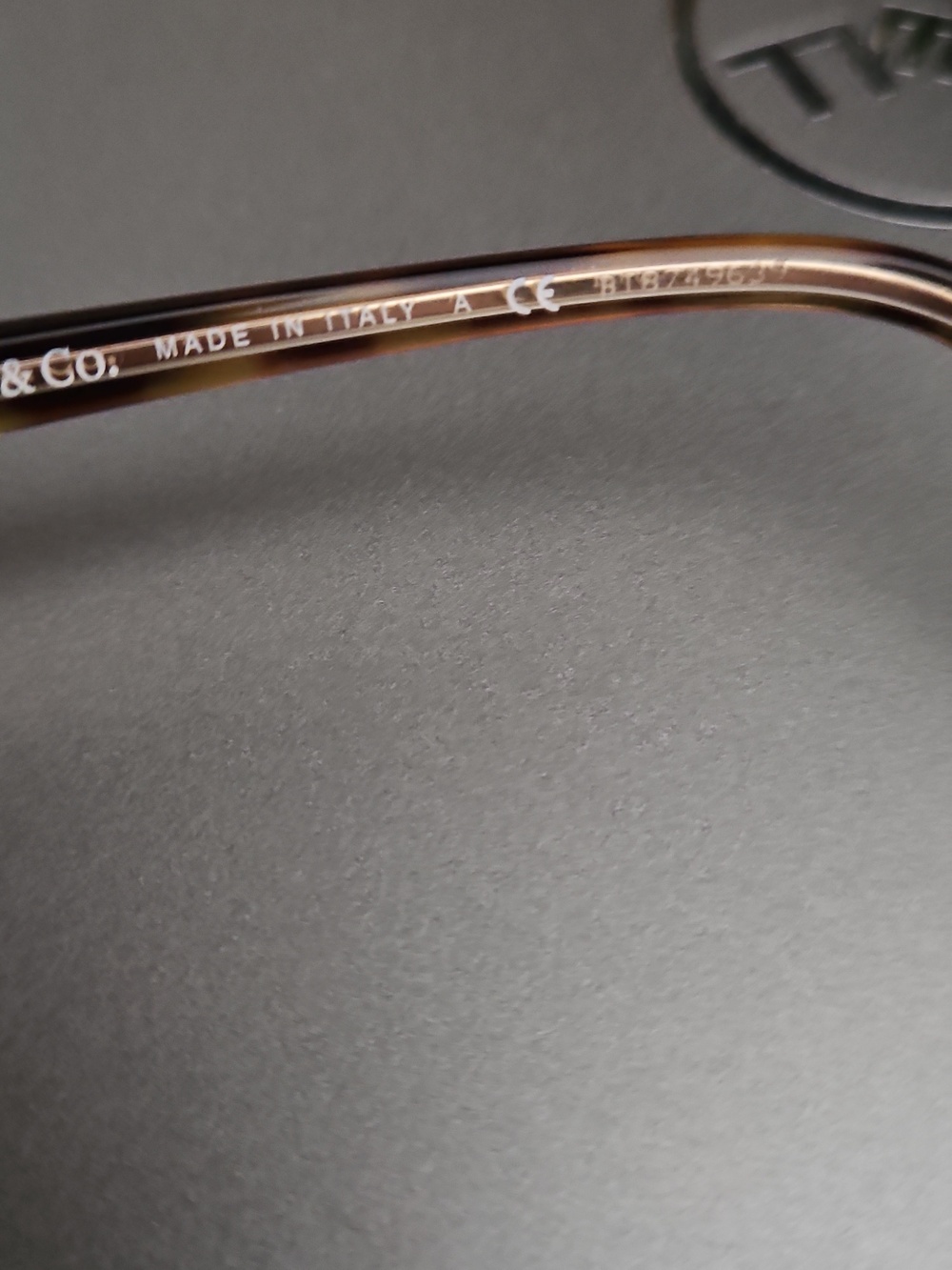 Tiffany & Co. Infinity Eyeglasses, Hard Box, Pouch And Card - Picture 11 of 13